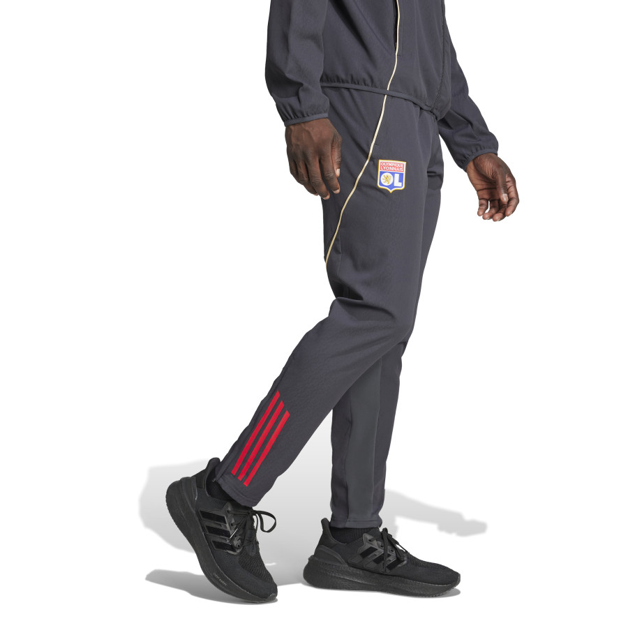 Pantalon survêtement OL Woven gris or