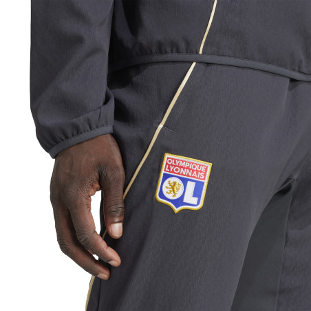 Pantalon survêtement OL Woven gris or