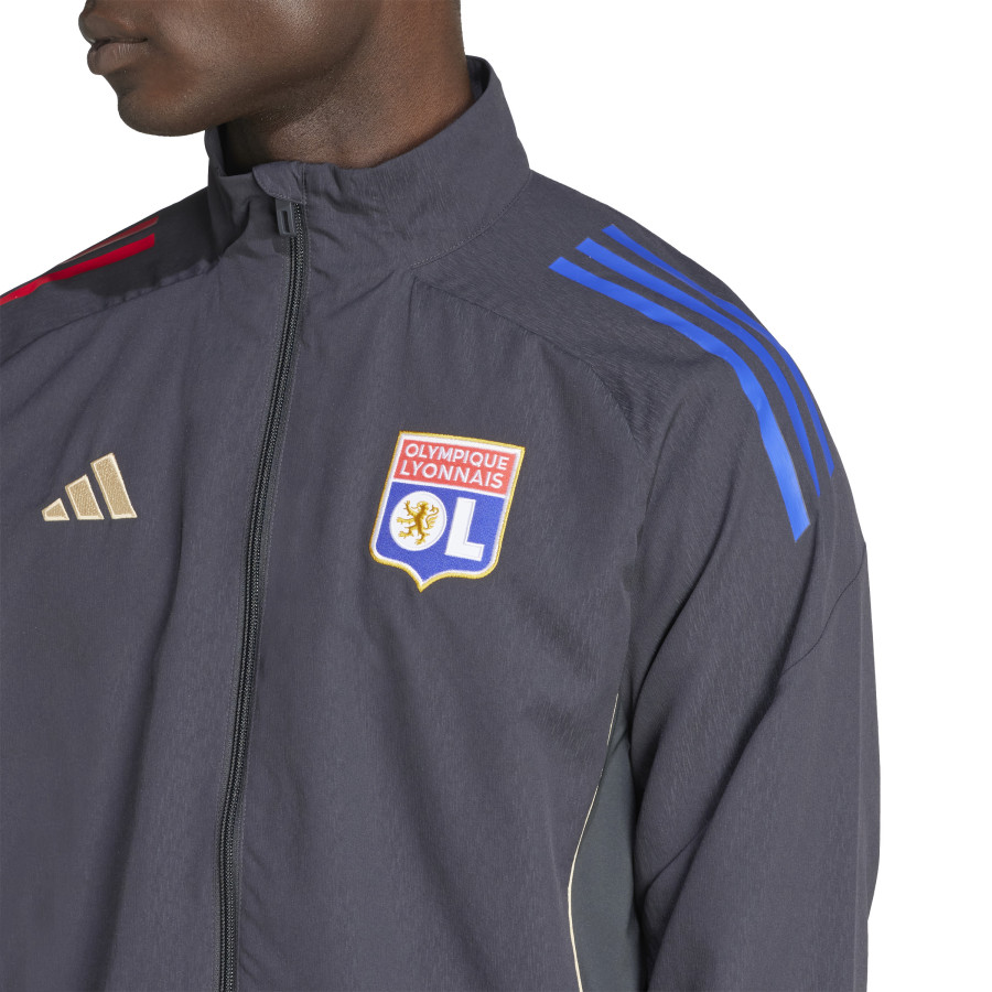 Veste survêtement OL Woven gris or