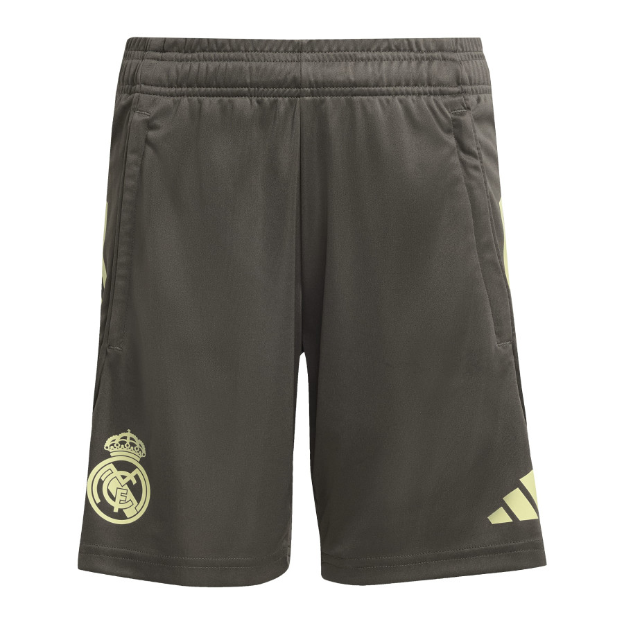Short entraînement junior Real Madrid marron vert