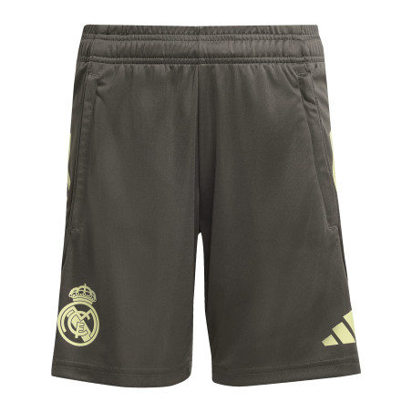 Short entraînement junior Real Madrid marron vert