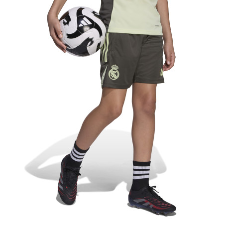 Short entraînement junior Real Madrid marron vert