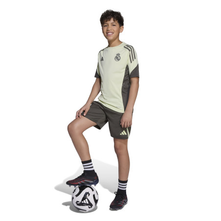 Short entraînement junior Real Madrid marron vert