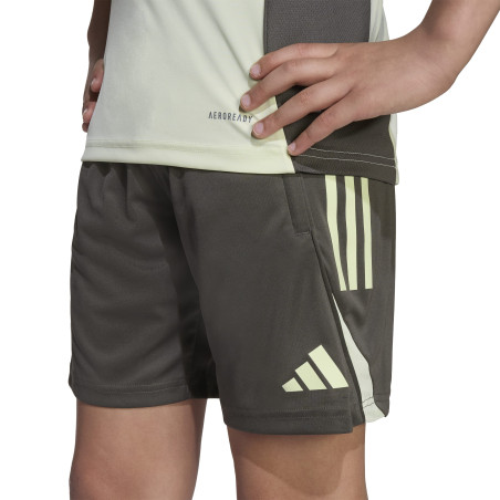 Short entraînement junior Real Madrid marron vert
