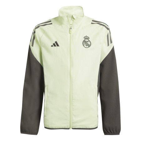 Veste survêtement junior Real Madrid woven vert