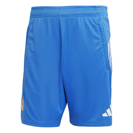 Short entraînement Real Madrid bleu blanc