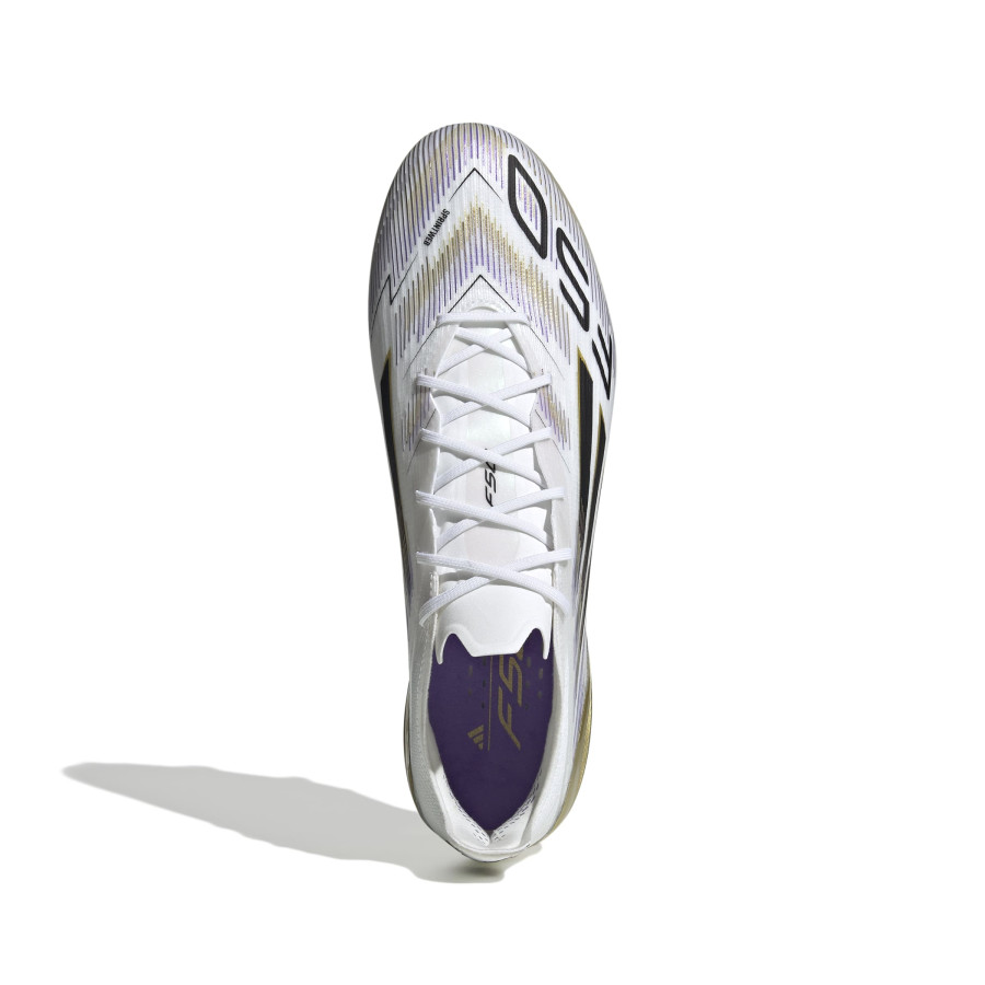 adidas F50 Elite FG blanc or