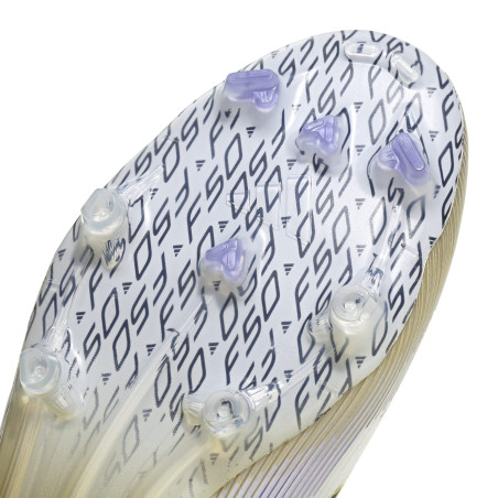 adidas F50 Elite FG blanc or