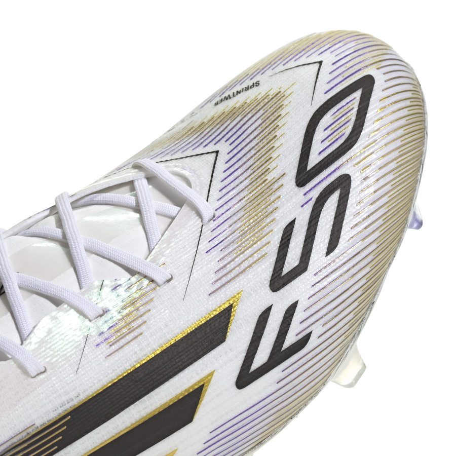 adidas F50 Elite FG blanc or