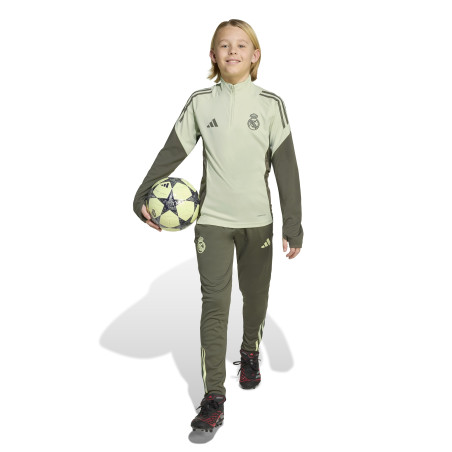 Sweat zippé junior Real Madrid vert