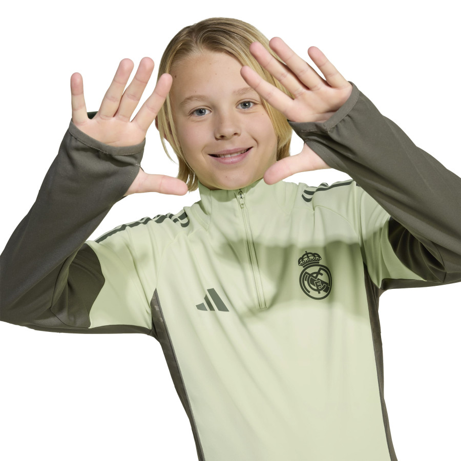 Sweat zippé junior Real Madrid vert
