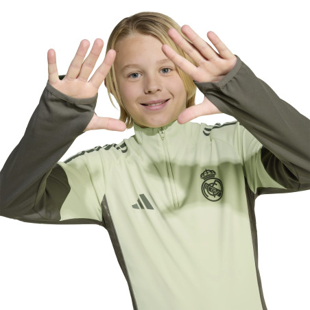 Sweat zippé junior Real Madrid vert