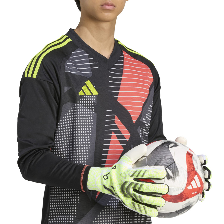 Gants gardien adidas Predator Pro jaune noir