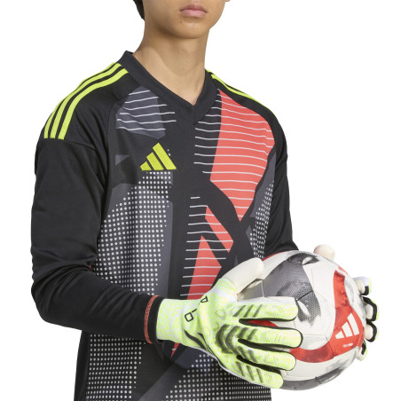 Gants gardien adidas Predator Pro jaune noir