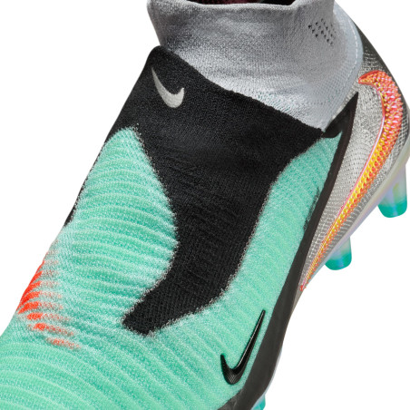 Nike Phantom 6 montante Elite AG vert gris