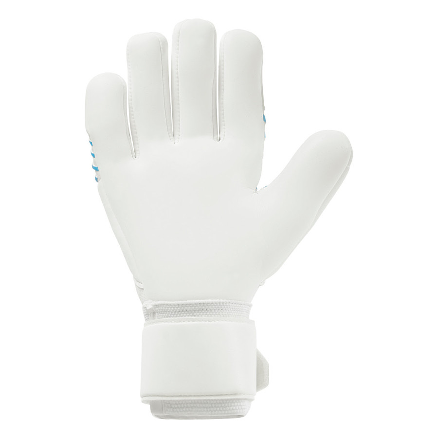 Gants gardien Uhlsport Cybertec Supersoft blanc bleu