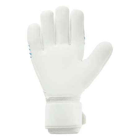 Gants gardien Uhlsport Cybertec Supersoft blanc bleu