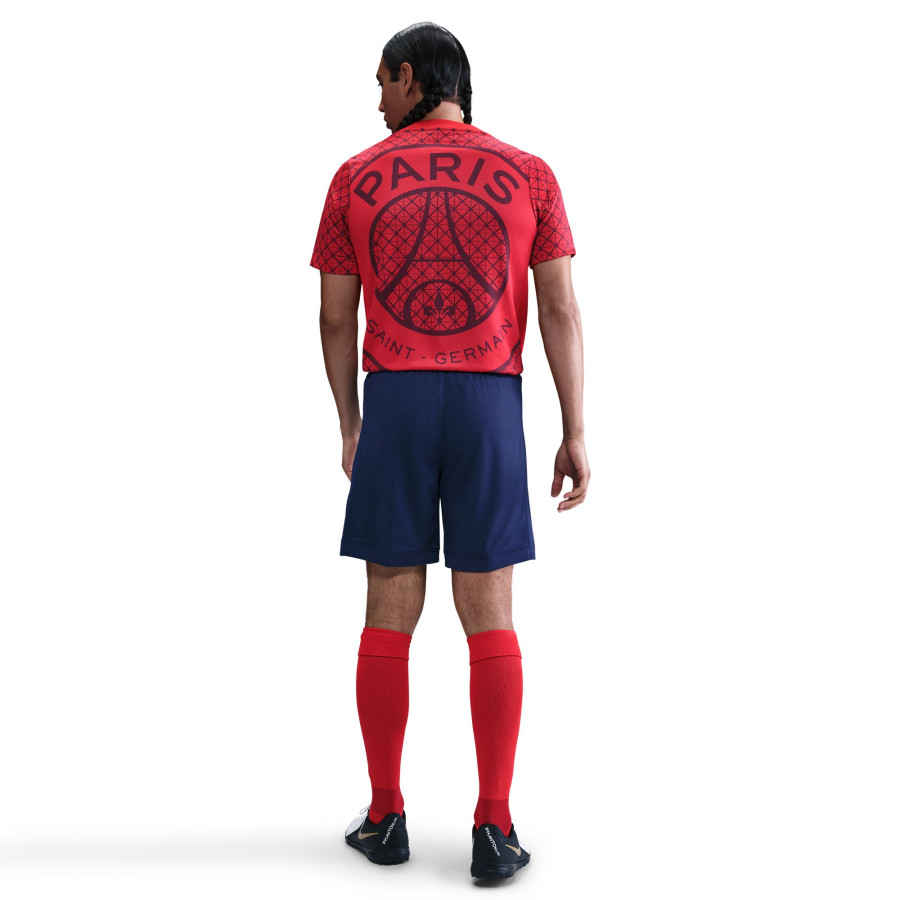 Maillot avant match PSG rouge