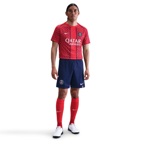 Maillot avant match PSG rouge