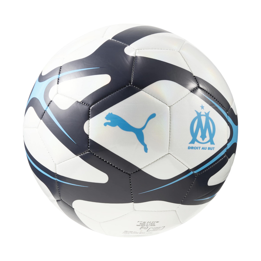 Ballon OM Culture blan bleu