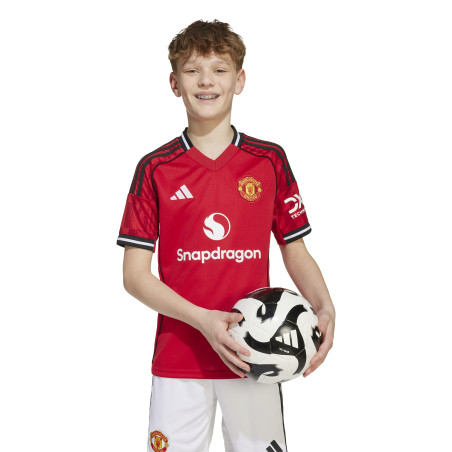 Maillot junior Manchester United domicile 2025/26