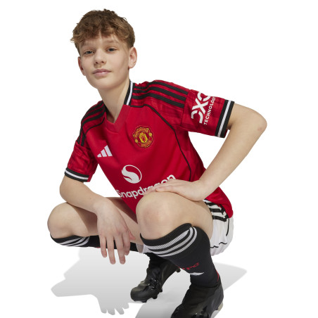 Maillot junior Manchester United domicile 2025/26