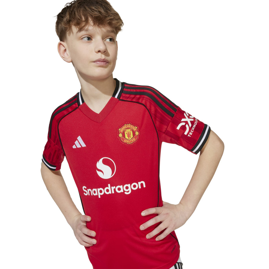 Maillot junior Manchester United domicile 2025/26