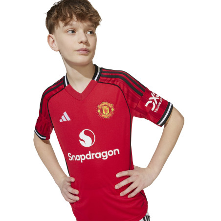 Maillot junior Manchester United domicile 2025/26