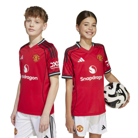 Maillot junior Manchester United domicile 2025/26
