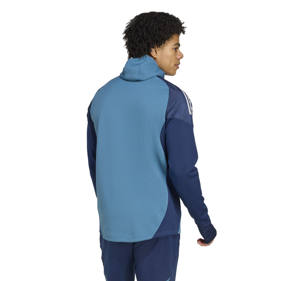 Sweat zippé à cagoule Arsenal bleu Sweat zippé à cagoule Arsenal bleu