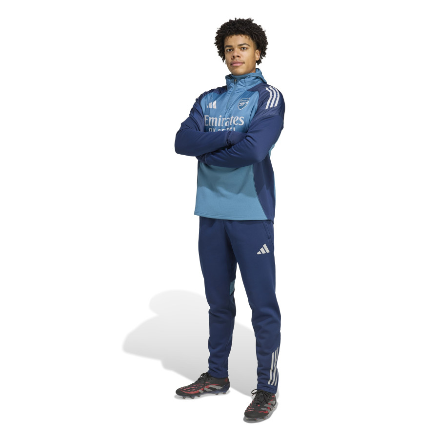 Sweat zippé à cagoule Arsenal bleu Sweat zippé à cagoule Arsenal bleu