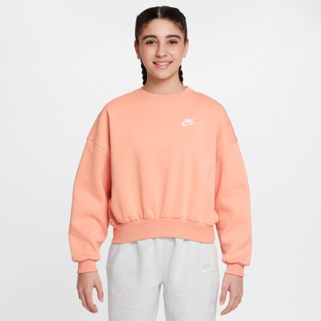 Sweat junior Nike Club Fleece orange
