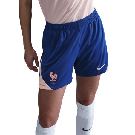 Short entraînement Equipe de France bleu rose
