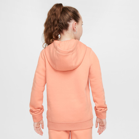 Sweat à capuche junior Equipe de France orange