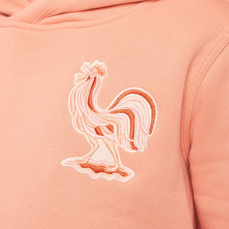 Sweat à capuche junior Equipe de France orange