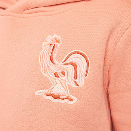 Sweat à capuche junior Equipe de France orange