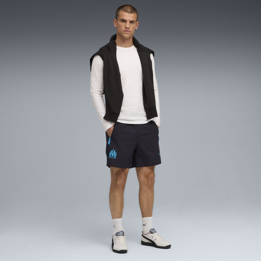 Short OM PumaTech woven bleu foncé