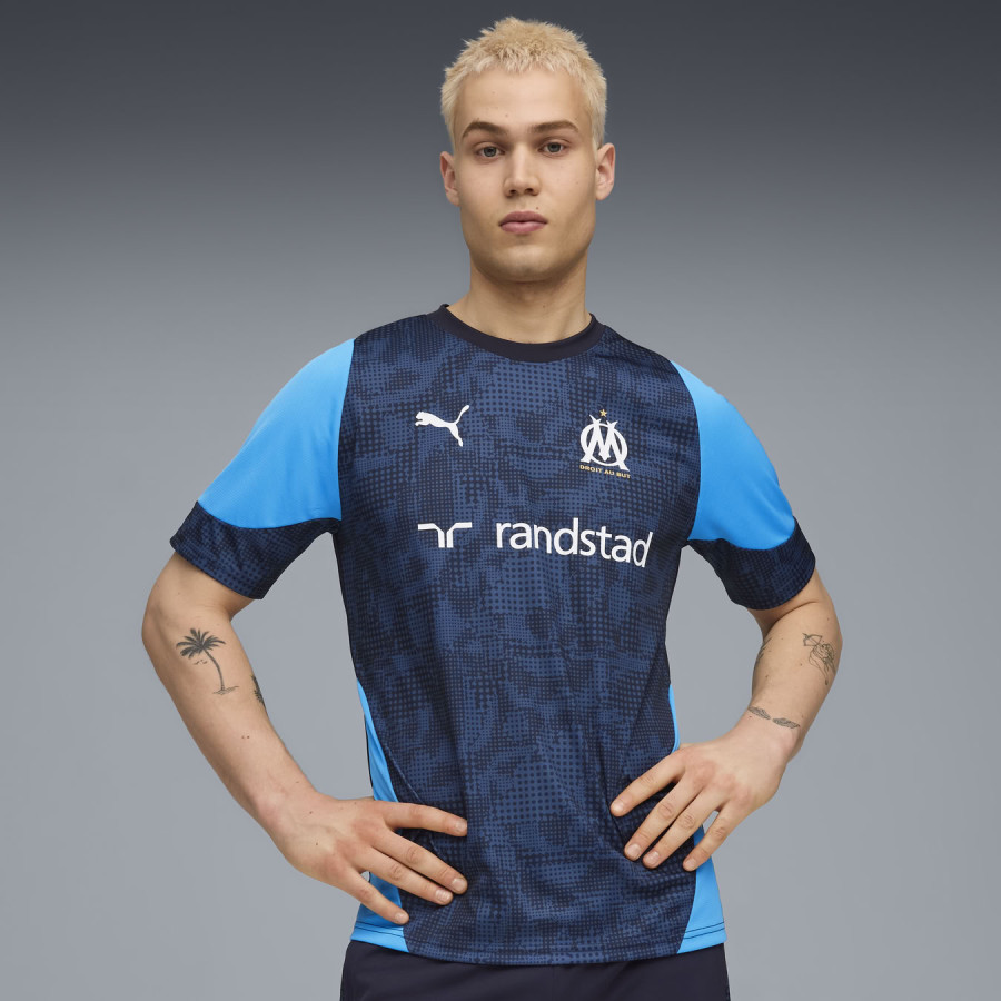 Maillot entraînement OM bleu foncé