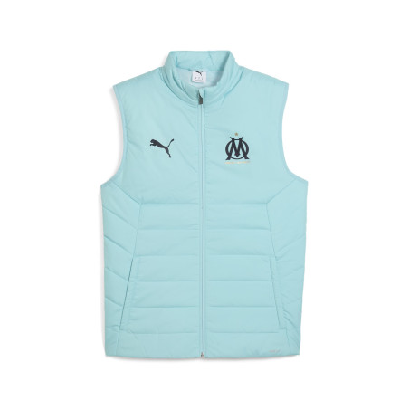 Doudoune sans manches OM bleu