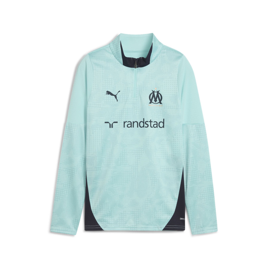 Sweat zippé junior OM bleu