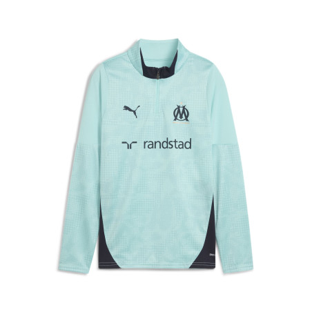 Sweat zippé junior OM bleu