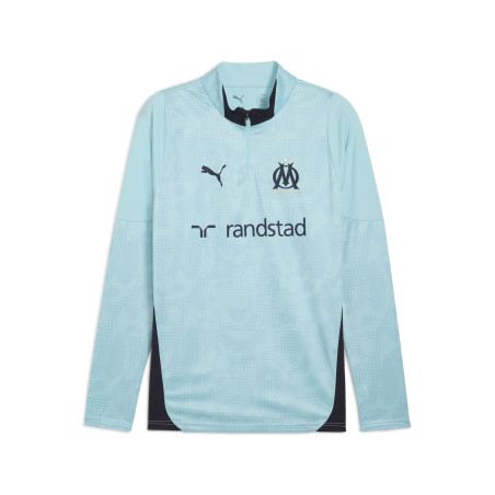 Sweat zippé OM bleu