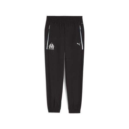 Pantalon survêtement OM PumaTech woven noir blanc
