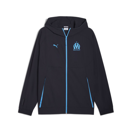Veste survêtement OM PumaTech woven bleu foncé