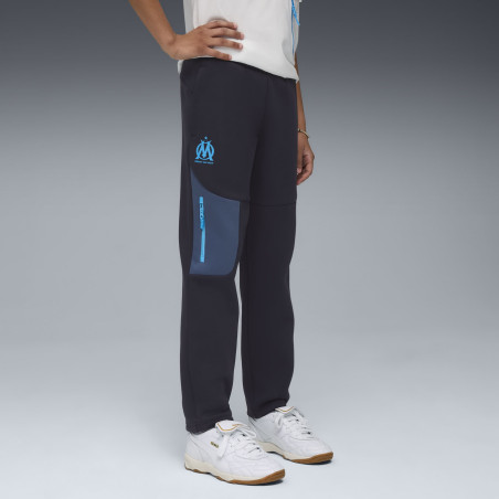 Pantalon survêtement junior OM PumaTech bleu foncé
