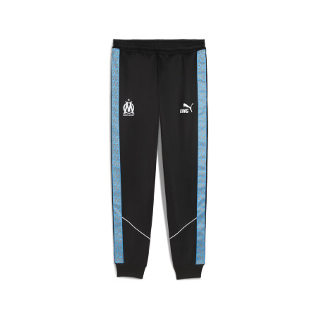 Pantalon survêtement OM King noir blanc