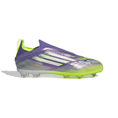 adidas F50 LaceLess junior Elite FG violet jaune