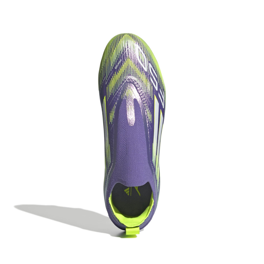 adidas F50 LaceLess junior Elite FG violet jaune