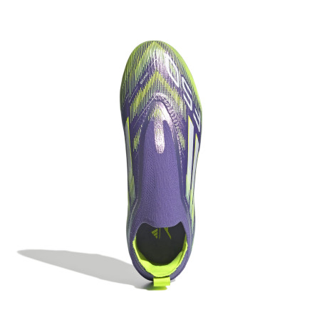 adidas F50 LaceLess junior Elite FG violet jaune