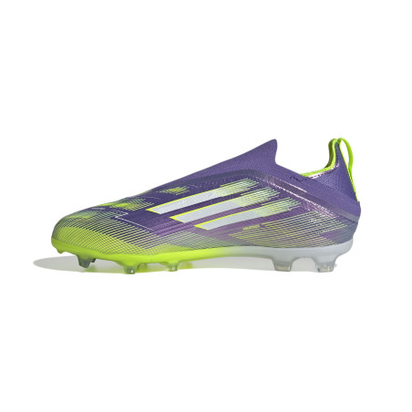 adidas F50 LaceLess junior Elite FG violet jaune